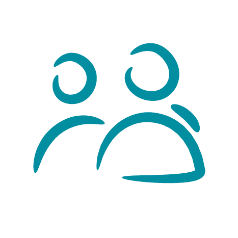 Icon zeigt 2 Personen