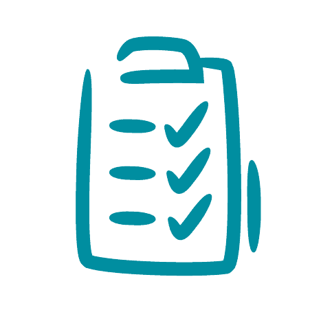 Icon zeigt eine Checkliste